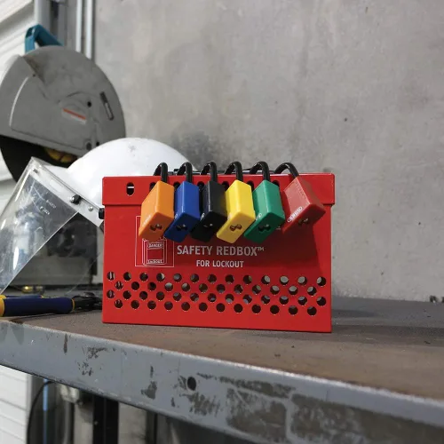Vista 2 de ABUS Caja de seguridad B835, color rojo