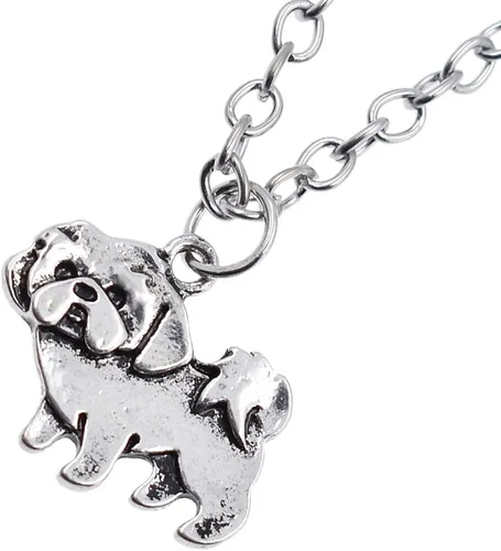 Vista 6 de BetterUS Shih Tzu - Collar con dije Shihtzu, regalo para amantes de los perros, Metal