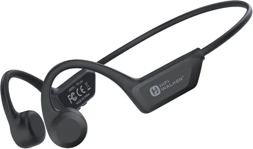 Vista 4 de Auriculares de conducción ósea Auriculares de oído abierto Auriculares Negro clásico
