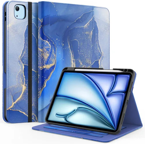 Vista 51 de Zonefoker Fundas para iPad de 6ª generación 2018/2017, iPad Air 2 2014 #02 Mármol Rosa