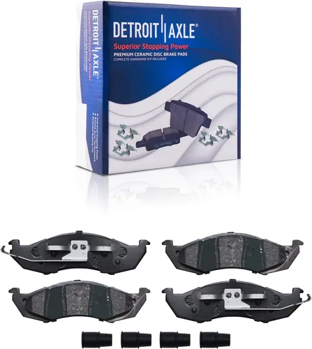 Vista 61 de Detroit Axle - Pastillas de Freno Delantero para Nissan Altima Maxima Sentra 350Z Cube Juke Versa INFINITI G35 I30 I35 Suzuki SX4 Crossover