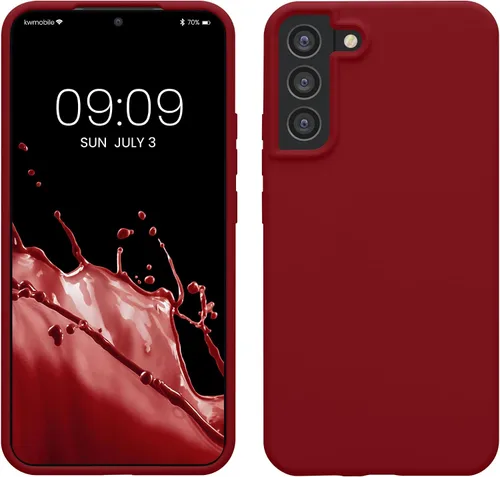 Vista 291 de kwmobile Funda compatible con Samsung Galaxy S9 - Funda de silicona TPU con acabado suave - Blue Reef