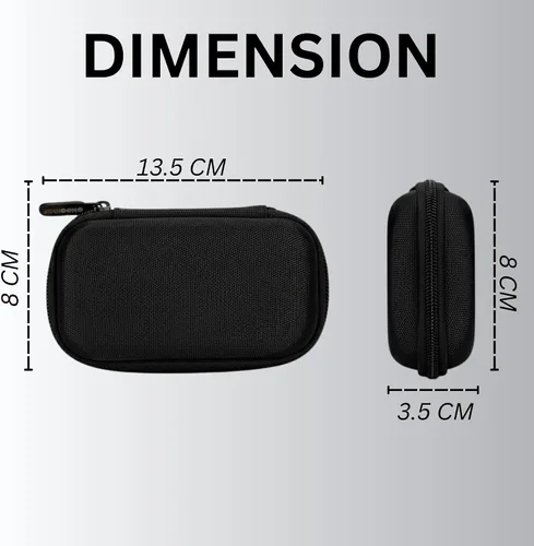 Vista 9 de Funda rígida compatible con SanDisk Extreme Pro/SanDisk Extreme Portable External SSD 500GB 1TB 2TB - Funda protectora pequeña
