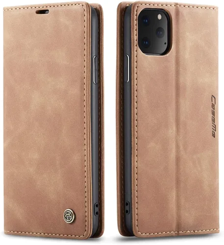 Vista 122 de QLTYPRI Para iPhone Air Case Wallet Con Tarjetero, Vintage PU Cuero Kickstand Cierre Magnético A Prueba De Golpes Folio Libro Funda Para IPhone 17