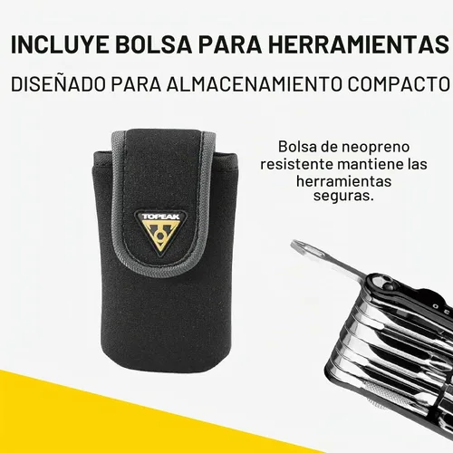Vista 7 de Topeak Mini PT30 Multiherramienta – Herramienta de reparación de bicicleta