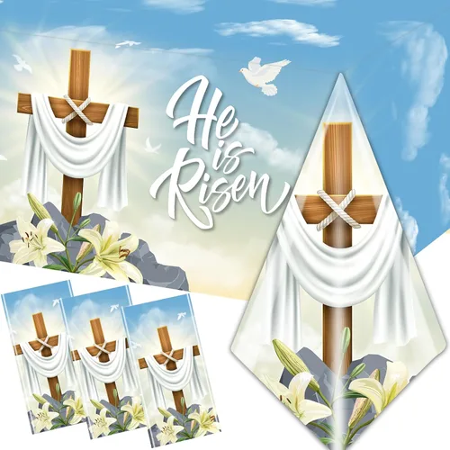Vista 11 de Mantel de gnomo, 3 piezas, diseño de copo de nieve de Navidad, rectangular, para invierno, para suministros de fiesta, 42,590.6 in