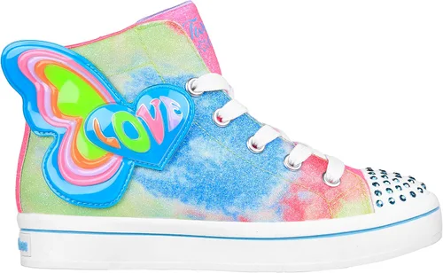 Vista 4 de Skechers Tenis unisex Twinkle Toes TWI-Lites 2.0-Butterfly Love Nitrate para niños