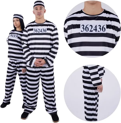 Vista 5 de Party Expert Disfraz de Jailbird