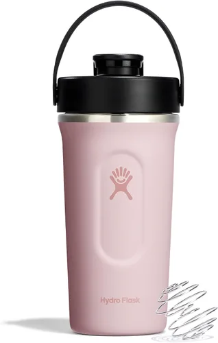 Vista 14 de Hydro Flask Botella agitadora – Botella de gimnasio de acero inoxidable aislada para preentrenamiento y proteína 24 onzas Agave Verde