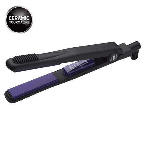 Vista 2 de Hot Tools Plancha plana ligera profesional de cerámica + turmalina, 1 pulgada