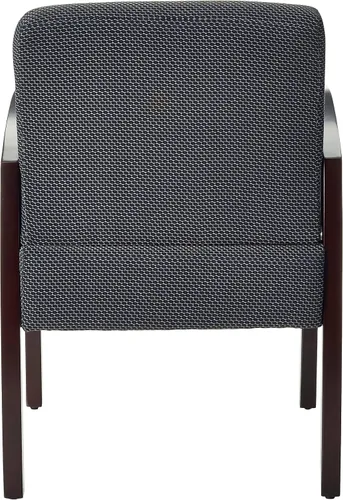 Vista 5 de Lorell Silla de invitados de lujo, color espresso/carbón