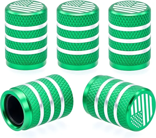 Vista 38 de 4 piezas de tapas de válvula de rueda con forma de punta, válvula de rueda de aleación de aluminio con punta, cubiertas universales de válvula