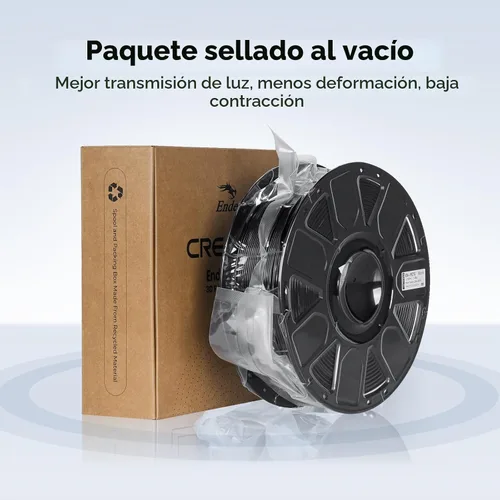 Vista 8 de Creality Ender - Filamento PETG para impresora 3D de 1.75mm 1KG (2.2 libras), alta precisión, alta resistencia, inodoro, mejor flujo, resistente a