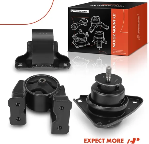 Vista 9 de A-Premium Kit de montaje de motor de 3 piezas compatible con Kia Forte 2010-2013, Forte Koup 2010-2013, Forte5 2012-2013, transmisión manual