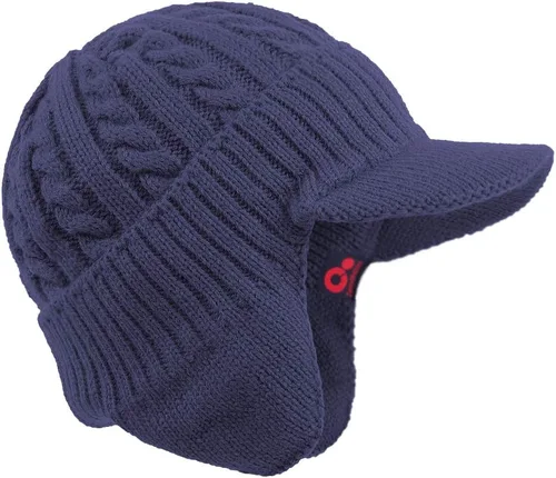 Vista 25 de Janey&Rubbins Gorro de punto diario con orejeras con forro polar y calavera