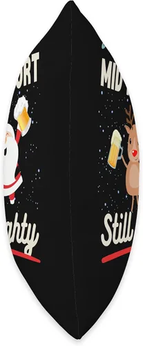 Vista 2 de Christmas in July Women Men Tees Christmas in July Mid Year Report Still Naughty Women Men - Almohada de 16 x 16 pulgadas, multicolor