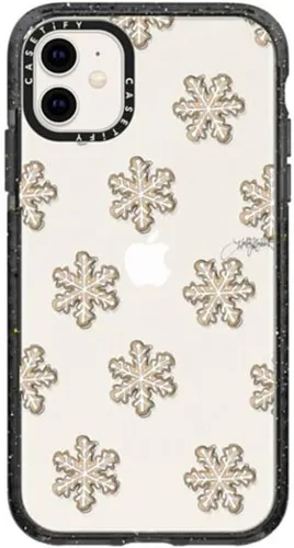 Vista 98 de Funda Impact de CASETiFY para iPhone 11 - Tiempo A Solas de Esther Kim - Negro Claro