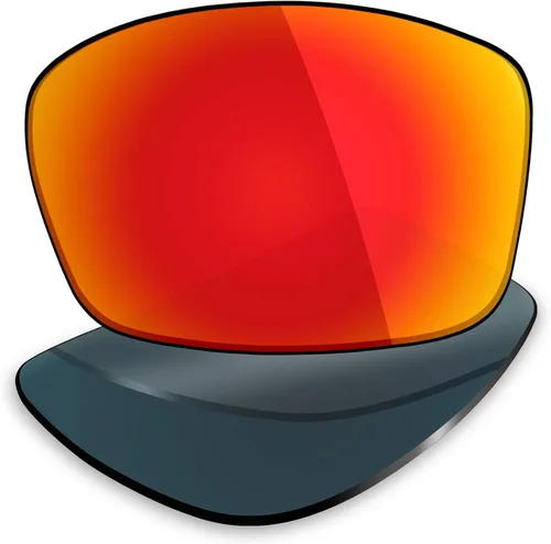 Vista 5 de mryok 4pares polarizadas lentes de repuesto para costa del mar Blackfinanteojos de sol, Stealth negrorojo fuegohielo azulplata titanio