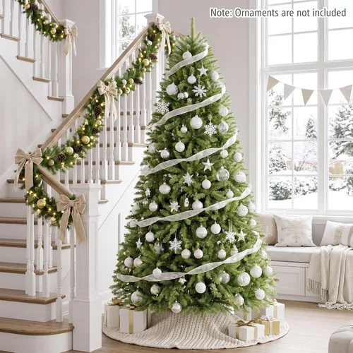 Vista 8 de DREAMADE 7.5 FT Pre-Lit Artificial Christmas Tree, Fraser Fir Green-2