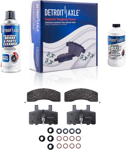 Vista 95 de Detroit Axle - Pastillas de Freno Traseras de Cerámica Izquierda Reemplazo de Pinza para Silverado Sierra Suburban 1500 Tahoe Yukon Escalade ESV EXT