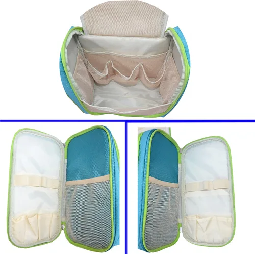 Vista 5 de Freegrace bolso para baño premium - organizador para viajes - gancho para colgar duradero - perfecto para accesorios, cosméticos, artículos