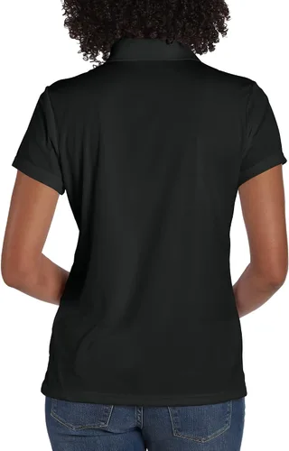 Vista 2 de Hanes Cool DRI - Camiseta tipo polo deportivo para mujer, absorbe la humedad, para mujer