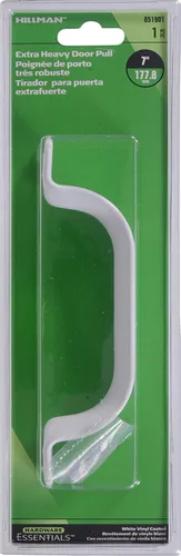 Vista 2 de Hardware Essentials 851901 Tiradores de puerta blancos resistentes de 7 pulgadas