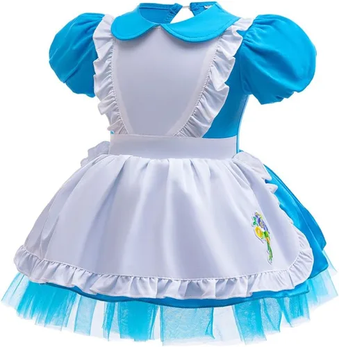 Vista 44 de Disfraz de princesa de Belle Sofía Blancanieves para niñas pequeñas, disfraz de princesa, Navidad, Halloween, mameluco con diadema