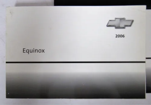 Vista 3 de 2006 Chevy Chevrolet Equinox Owners Manual