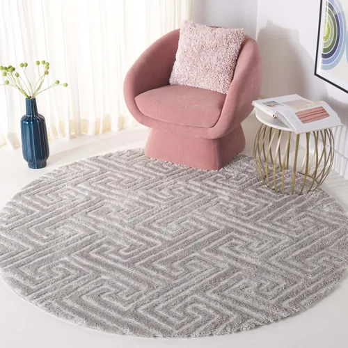 Vista 22 de SAFAVIEH Tahoe Shag Collection - Alfombra de pasillo, 2 x 9 pies, color beige, diseño geométrico, felpa de 1.2 pulgadas de grosor, ideal para zonas