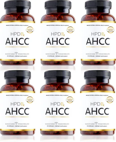 Vista 10 de HPD Rx Premium AHCC y hongo Shiitake 1100 mg Suministro para 30 días, 1 paquete