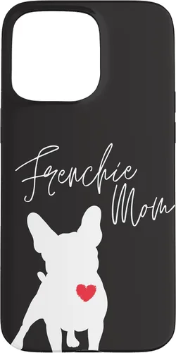 Vista 31 de Frenchie Mom French Bulldog Black Case for iPhone 17