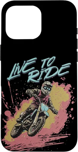Vista 19 de Live to Ride Dirt Bike Motocross Racing Motorcycle Riding Case for iPhone 16