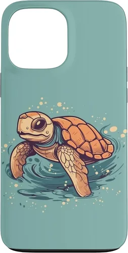 Vista 23 de Funda para iPhone SE (2020) / 7 / 8 Cute Kawaii Sea Turtle in the Ocean