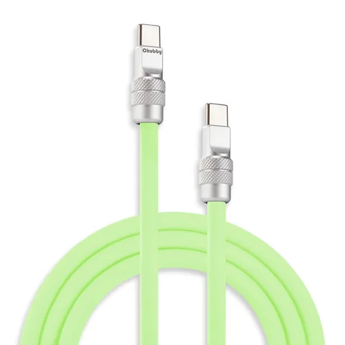 Vista 47 de chubbycable Chubby 2.0 USB C 240W Cable de carga rápida de silicona suave y duradero, cable de carga extra grueso compatible con iPhone 17-15 Series