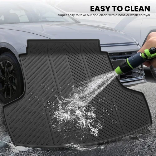 Vista 8 de LASFIT Alfombrillas para automóvil, para todo tipo de clima, elastómero termoplástico personalizable, accesorios para piso y carga de maletero