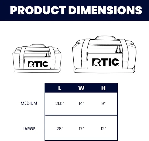Vista 2 de RTIC Bolsa de viaje por carretera para hombres y mujeres, bolsa de viaje para campamento, viajes, gimnasio, fin de semana, camping, durante