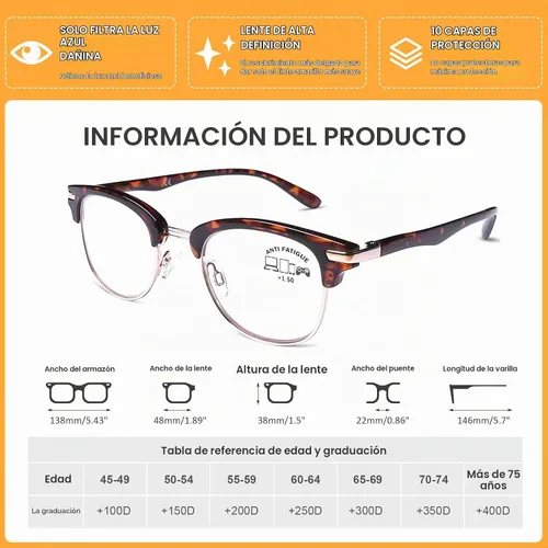 Vista 2 de DOOViC 4 Pack Blue Light Blocking Reading Glasses Fashion & Classic Style Computer Readers for Women Men