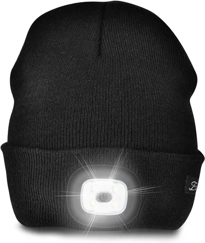 Vista 6 de Etsfmoa Gorro unisex con la luz, regalos para hombres, papá, padre, gorras recargables por USB
