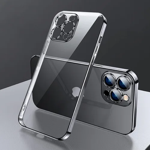 Vista 4 de ZEZHOU Funda protectora transparente para iPhone 13 Pro, diseño para iPhone 13 Pro con funda delgada, a prueba de golpes, para mujeres adolescentes