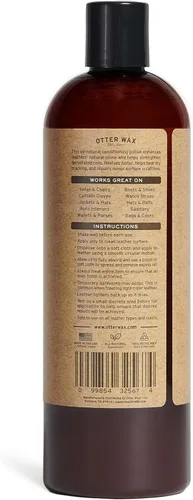 Vista 2 de Otter Wax Leather Cleaner & Conditioner All-Natural Conditioning Oil for Boots, Furniture Auto Seats Jackets Shoes & Bags