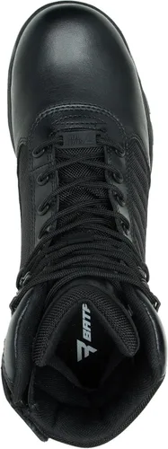 Vista 6 de Bates Botas tácticas deportivas 2 altas con cremallera compuesta para hombre, botas militares y tácticas, Negro