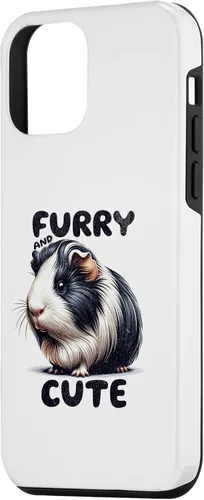 Vista 2 de Funda para iPhone 12 mini Guinea pigs furry and cute Crafted for pet lovers