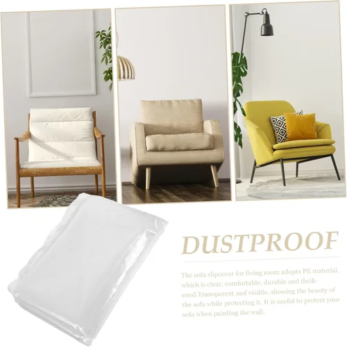 Vista 7 de ARTIBETTER Funda de sofá para sofá biplaza, fundas de plástico para muebles, fundas móviles para muebles, funda protectora de muebles para perros