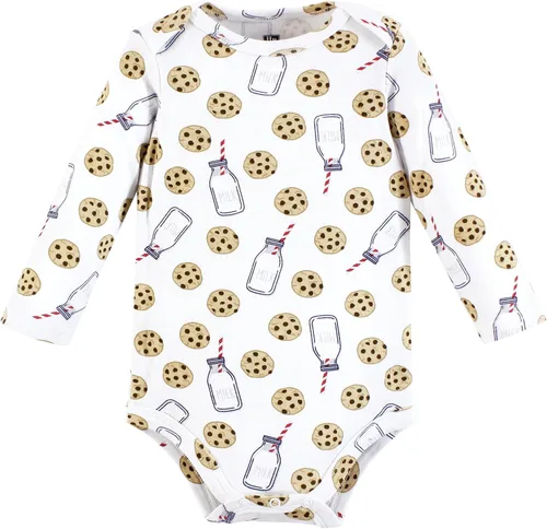 Vista 54 de Hudson Baby Body unisex de algodón de manga larga para bebé, leopardo rosa rojo