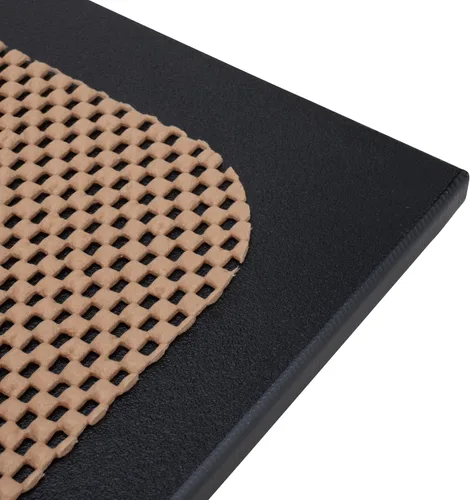 Vista 5 de Camco Cubierta decorativa para cocina color mate, Negro