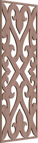 Vista 5 de Keene Paneles de pared decorativos de madera con calado, 9 3/8 pulgadas de ancho x 24 3/8 pulgadas de alto x 1/4 de alto, abedul Birch
