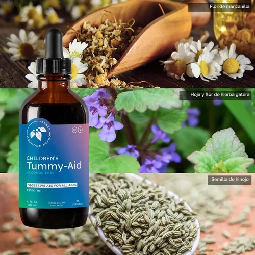 Vista 5 de Mountain Meadow Herbs - Gotas digestivas para el abdomen para niños, 4 onzas