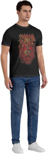 Vista 6 de Morbid Angel T Shirt Men's Summer Round Neck Trend Fashion Short Sleeve T Shirt Sports Fitness Cotton Shirt Tops