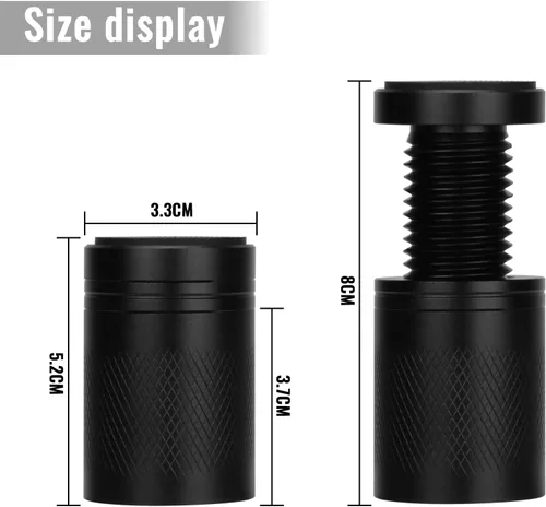 Vista 2 de Jeymei - Soporte para tarjeta gráfica pequeña, color negro (M, 2-3.15 pulgadas) GPU Anti Sag Bracket GPU Sag Graphics Card Holder,Heavy-Duty GPU